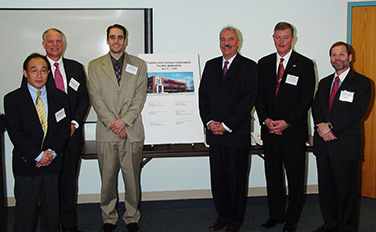 Senior management for ReGenCo, LLC and Toshiba welcomed officials from the US Department of Commerce, the state Department of Commerce (Commerce) and the City of West Allis to jointly celebrate Invest in America Week at the ReGenCo, LLC facility in West Allis, Milwaukee County. Pictured from left to right: